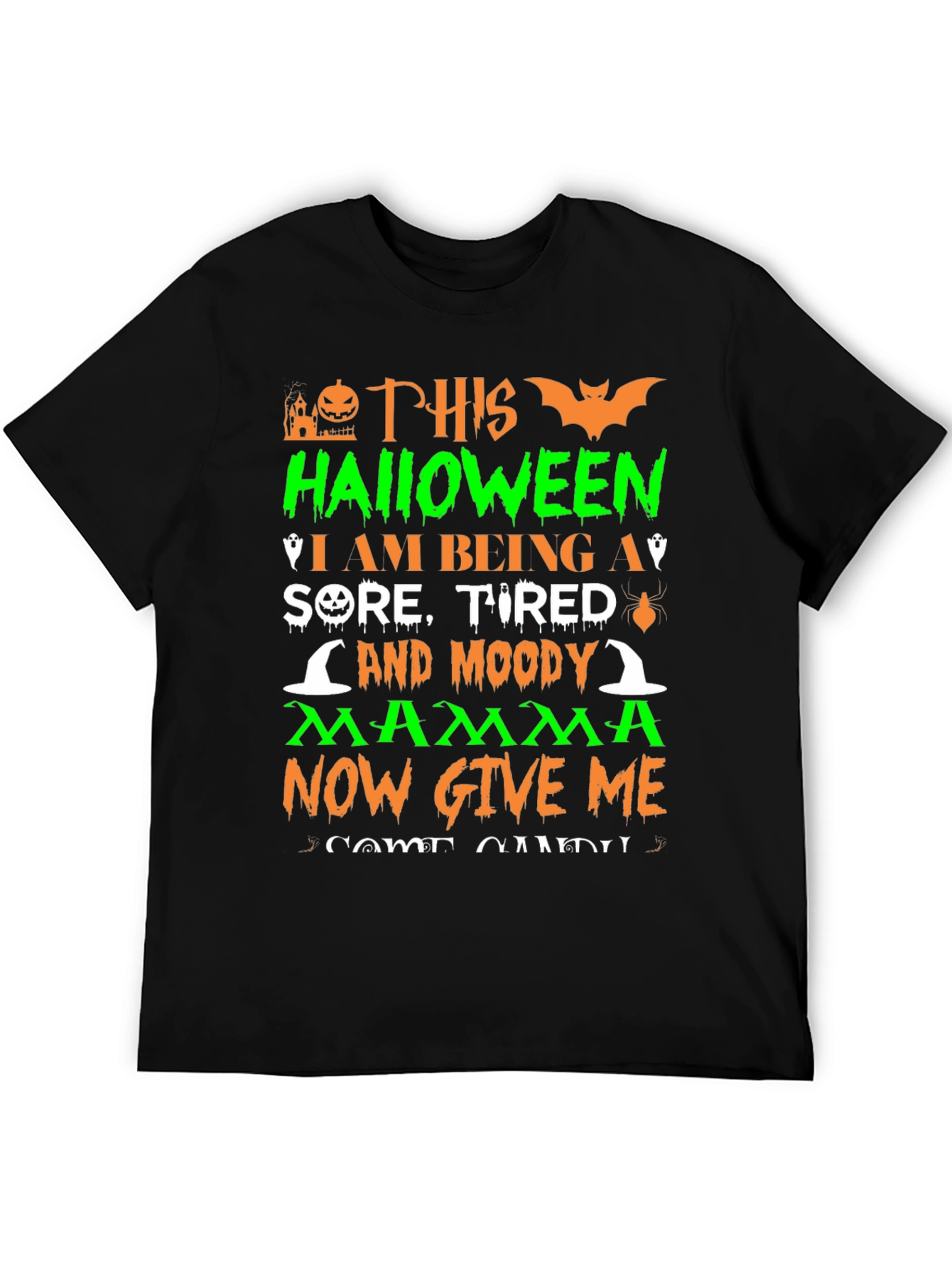 Halloween Moody Mom T-Shirt