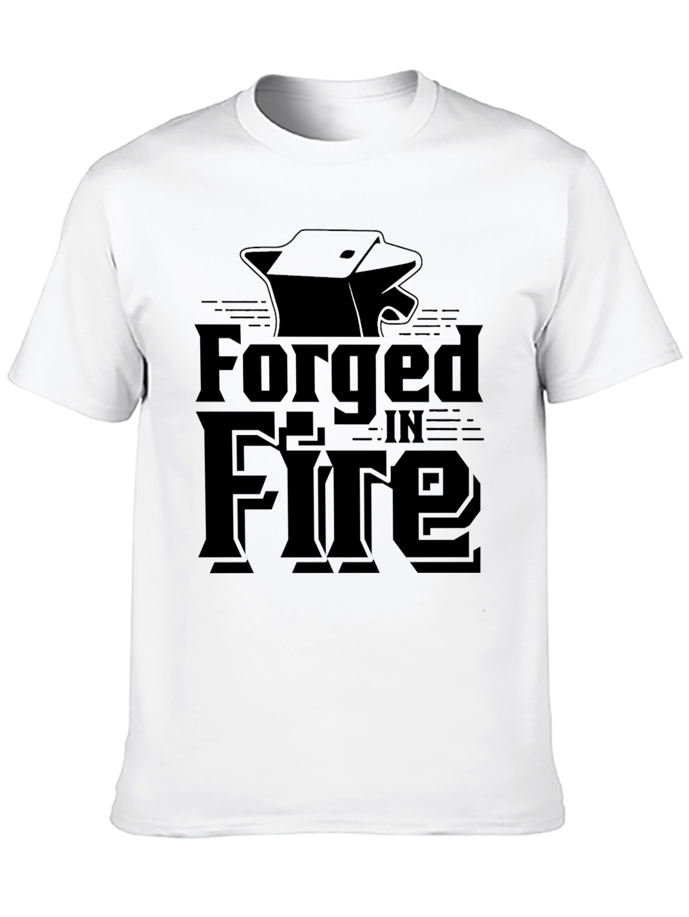 Forged In Fire Black Graphic Tee