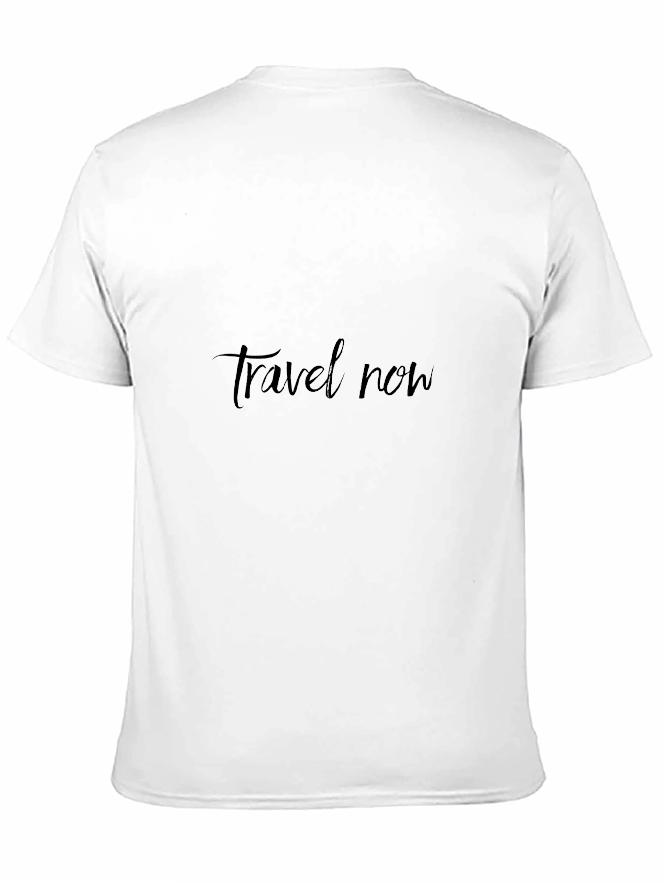 Travel Now Black Graphic Tee - Stylish Everyday Wear