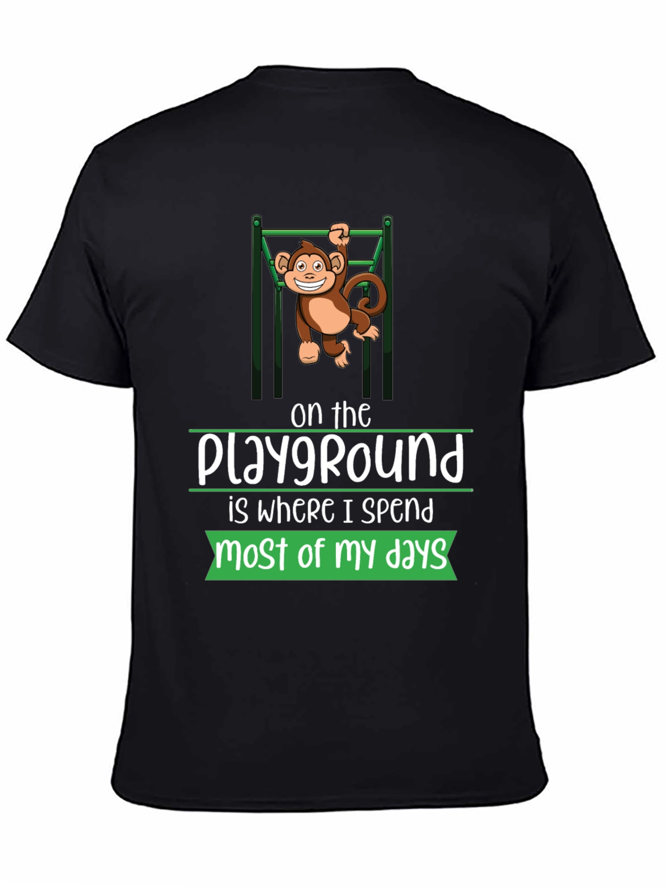 Playground Monkey Tee - Comfortable Graphic T-Shirt