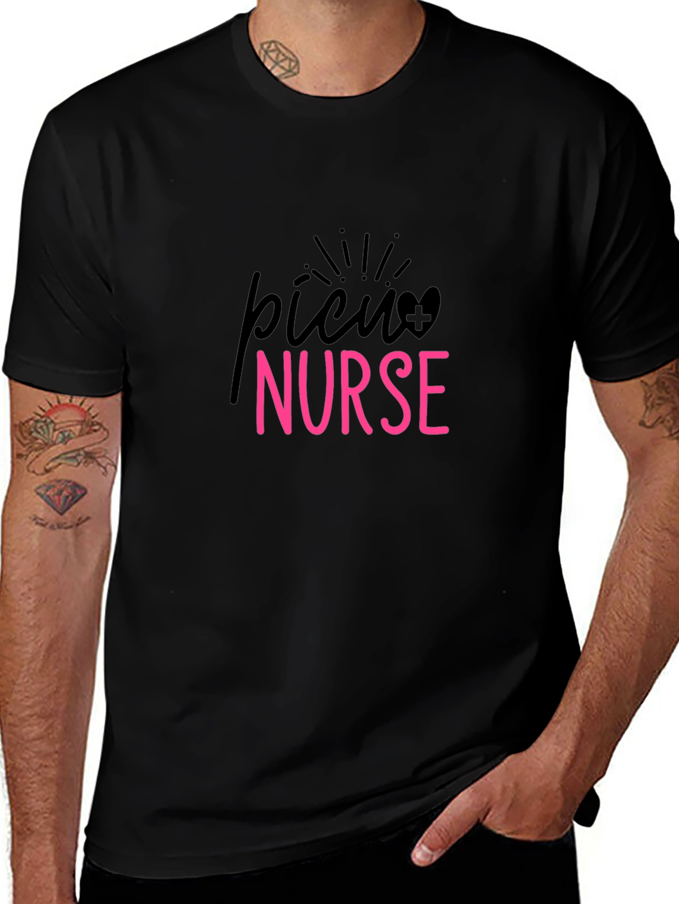 PICU Nurse Graphic Tee - Comfort & Style!