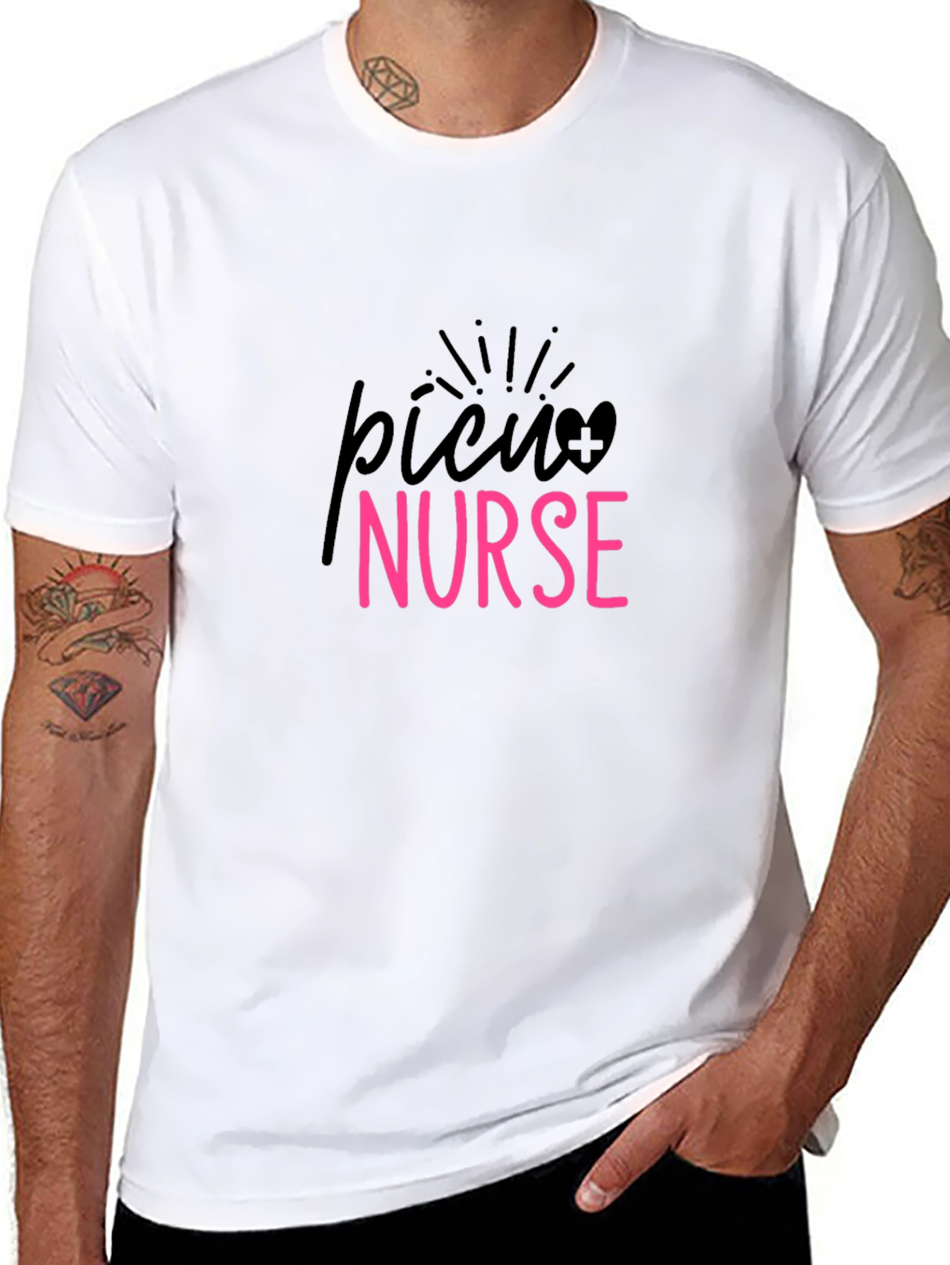 PICU Nurse Graphic Tee - Comfort & Style!