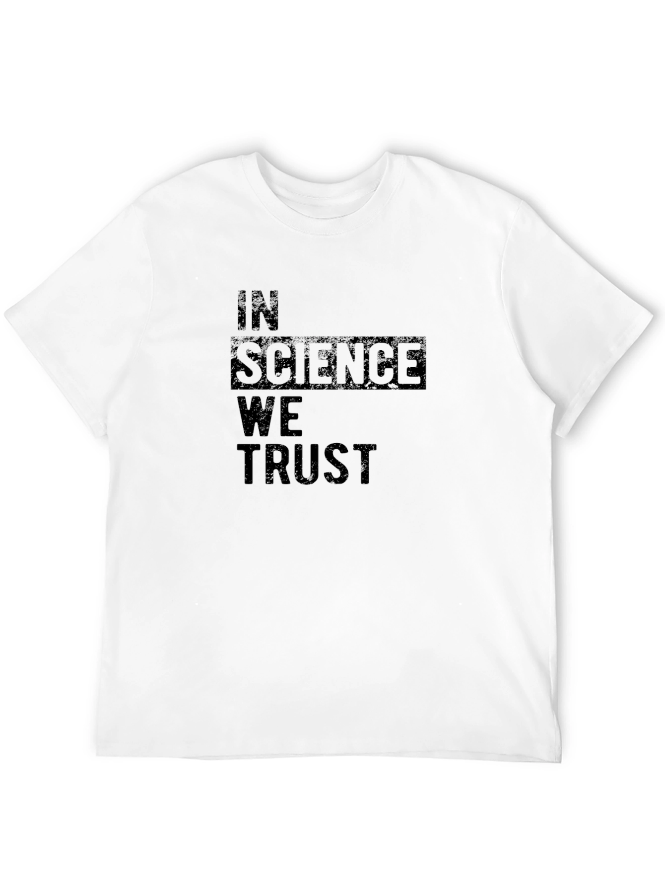 In Science We Trust Black T-Shirt