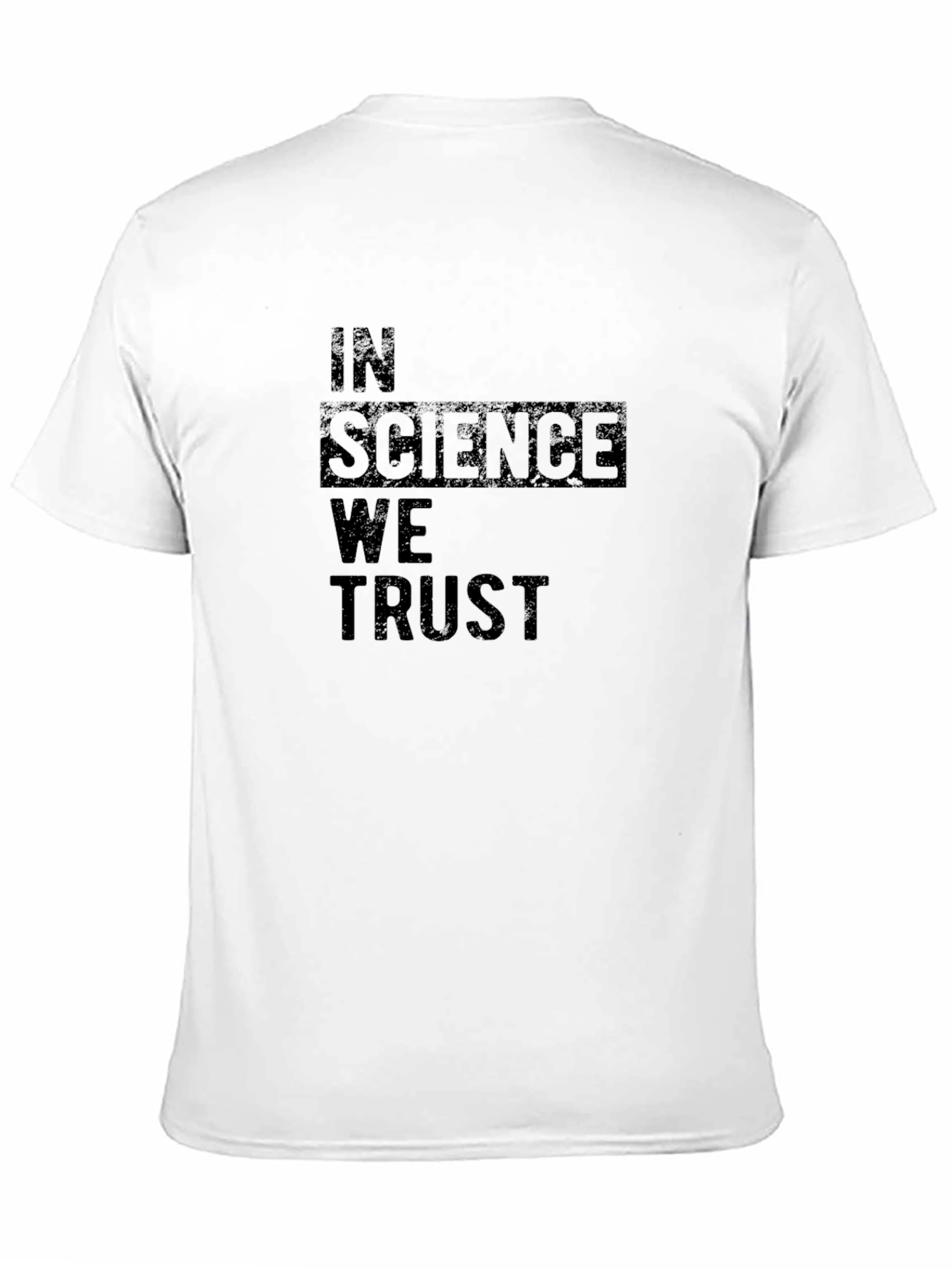 In Science We Trust Black T-Shirt