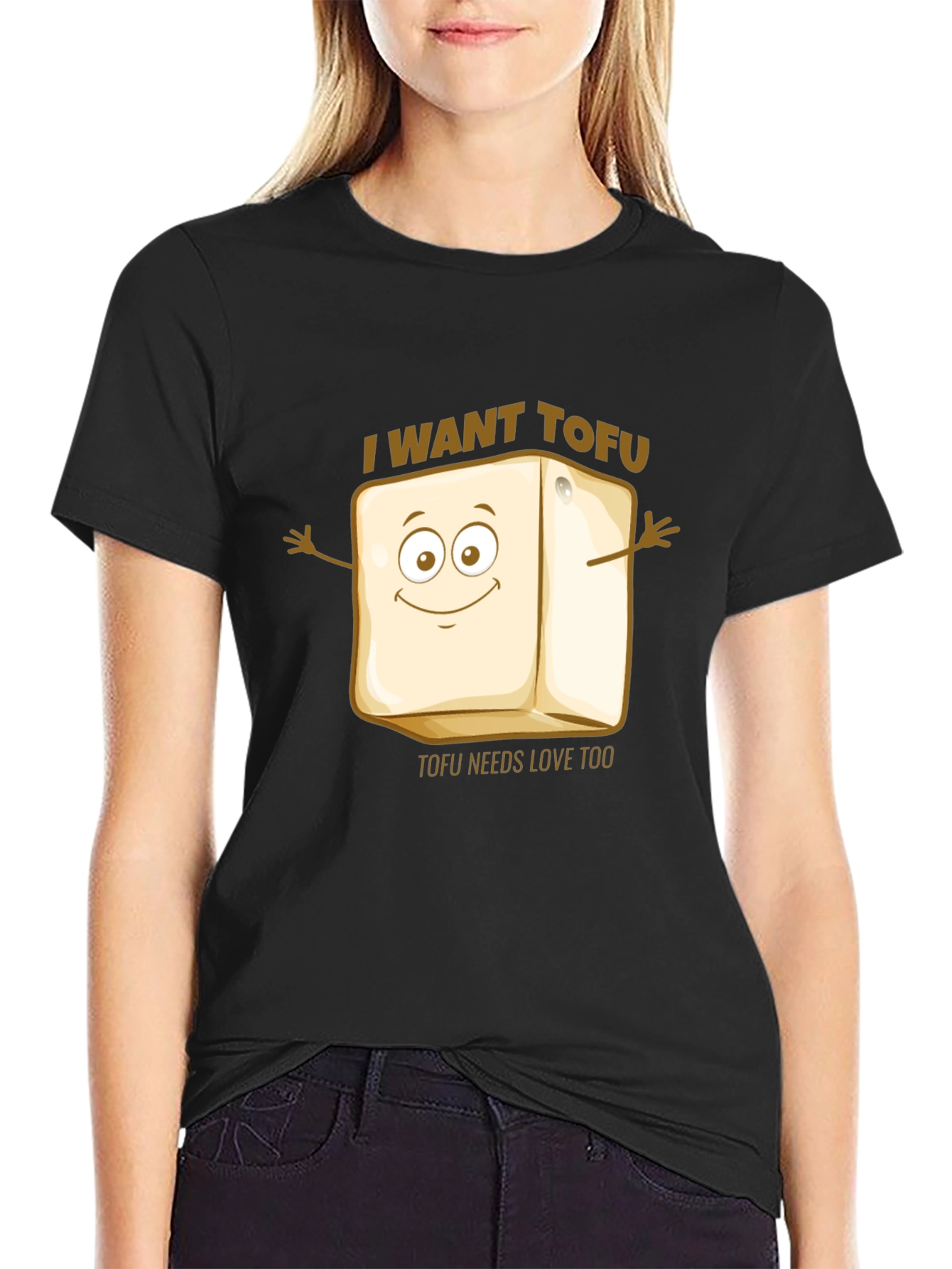 I Want Tofu Graphic T-Shirt