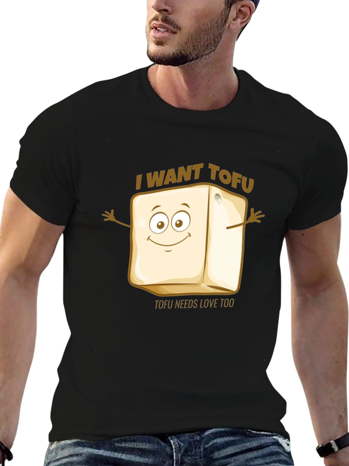 I Want Tofu Graphic T-Shirt