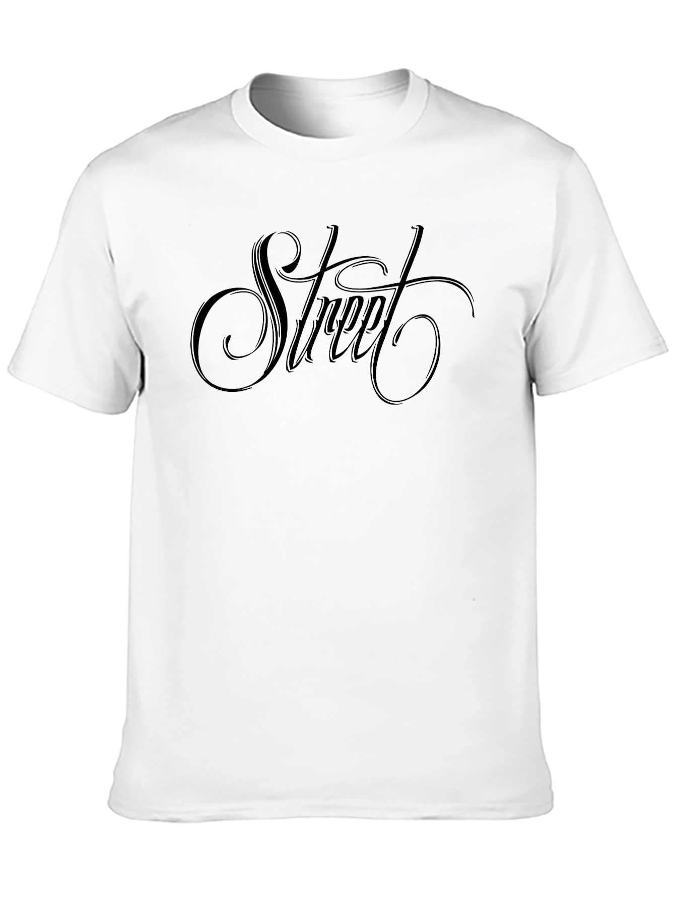 Street Style Black Graphic Tee