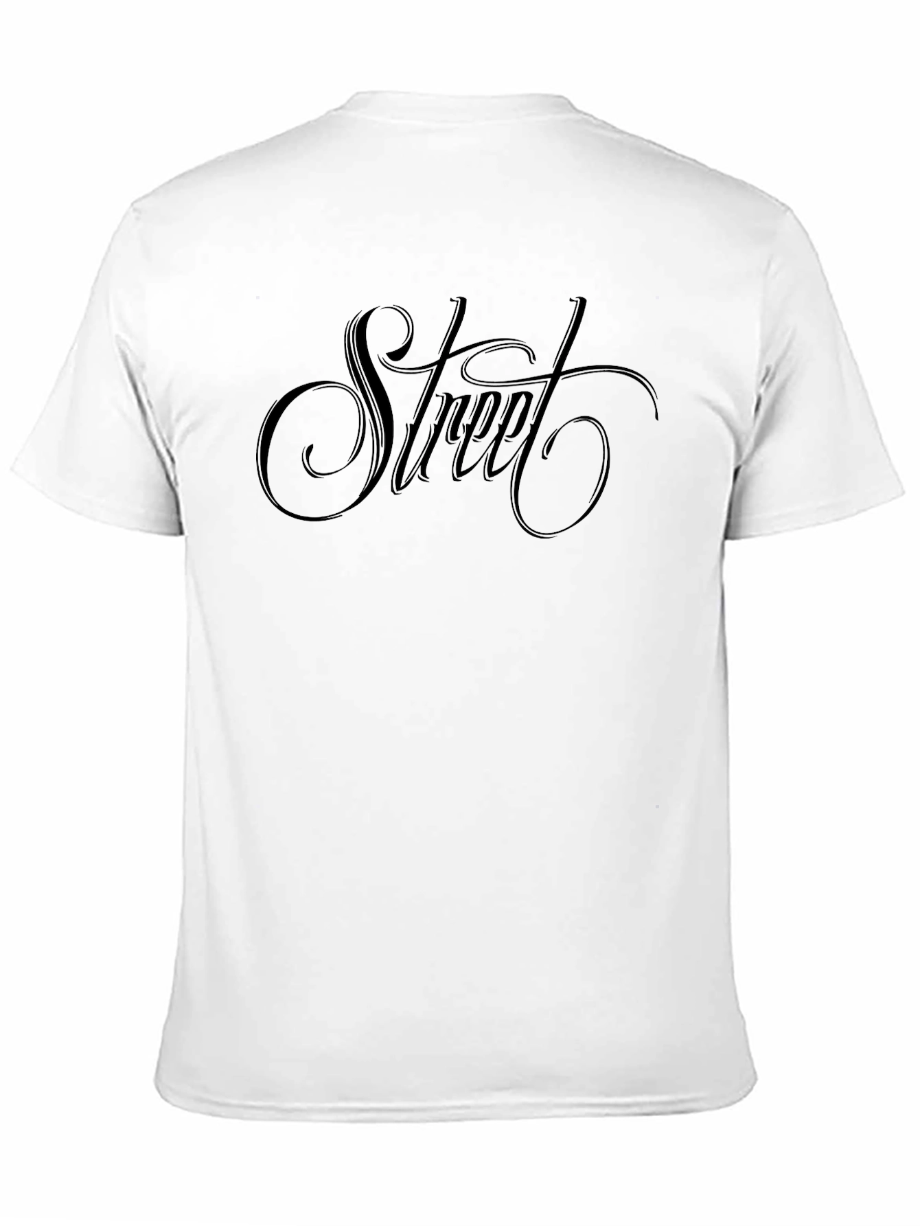 Street Style Black Graphic Tee