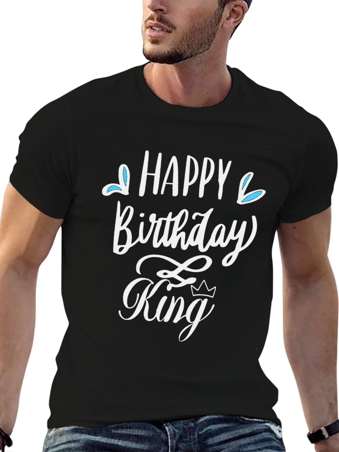 Happy Birthday King T-Shirt Black