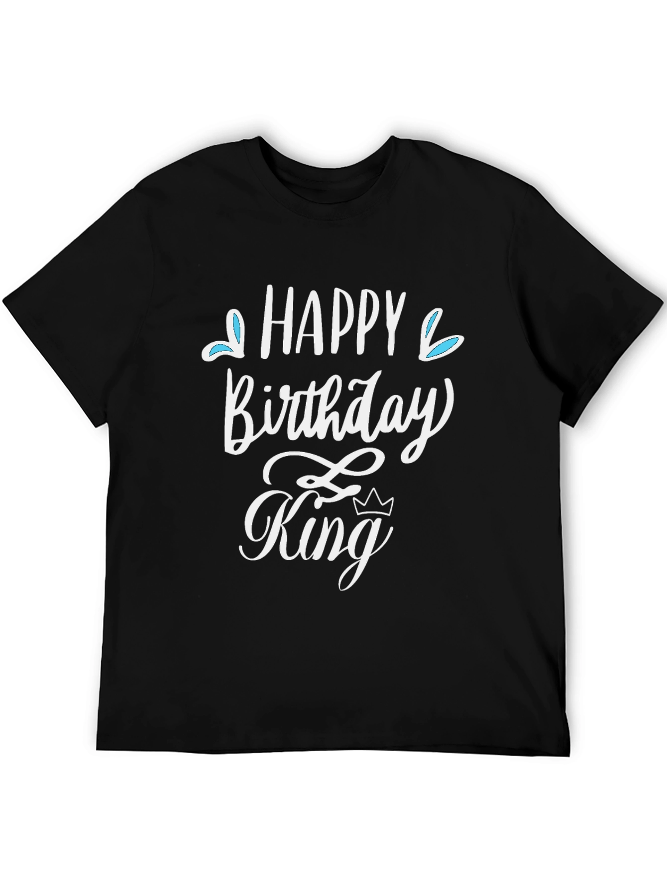 Happy Birthday King T-Shirt Black