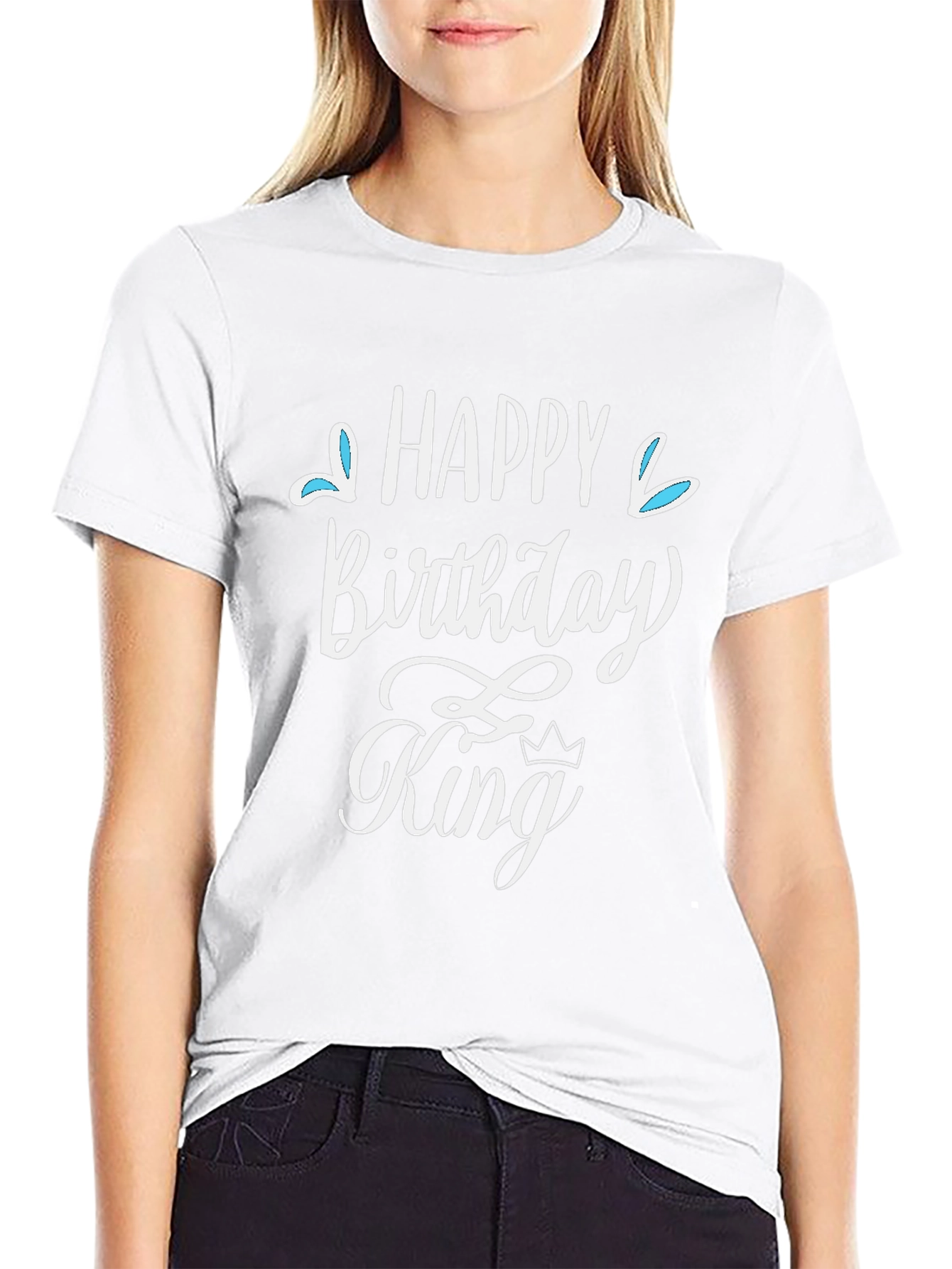 Happy Birthday King T-Shirt Black