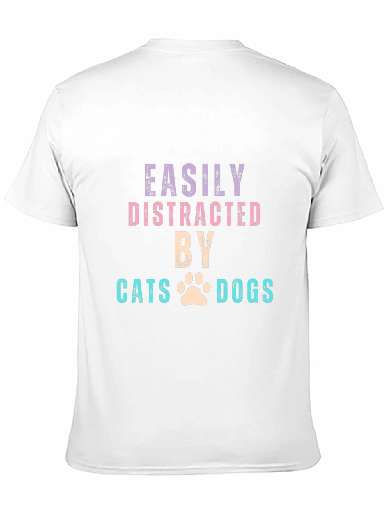 Easily Distracted by Cats & Dogs T-Shirt