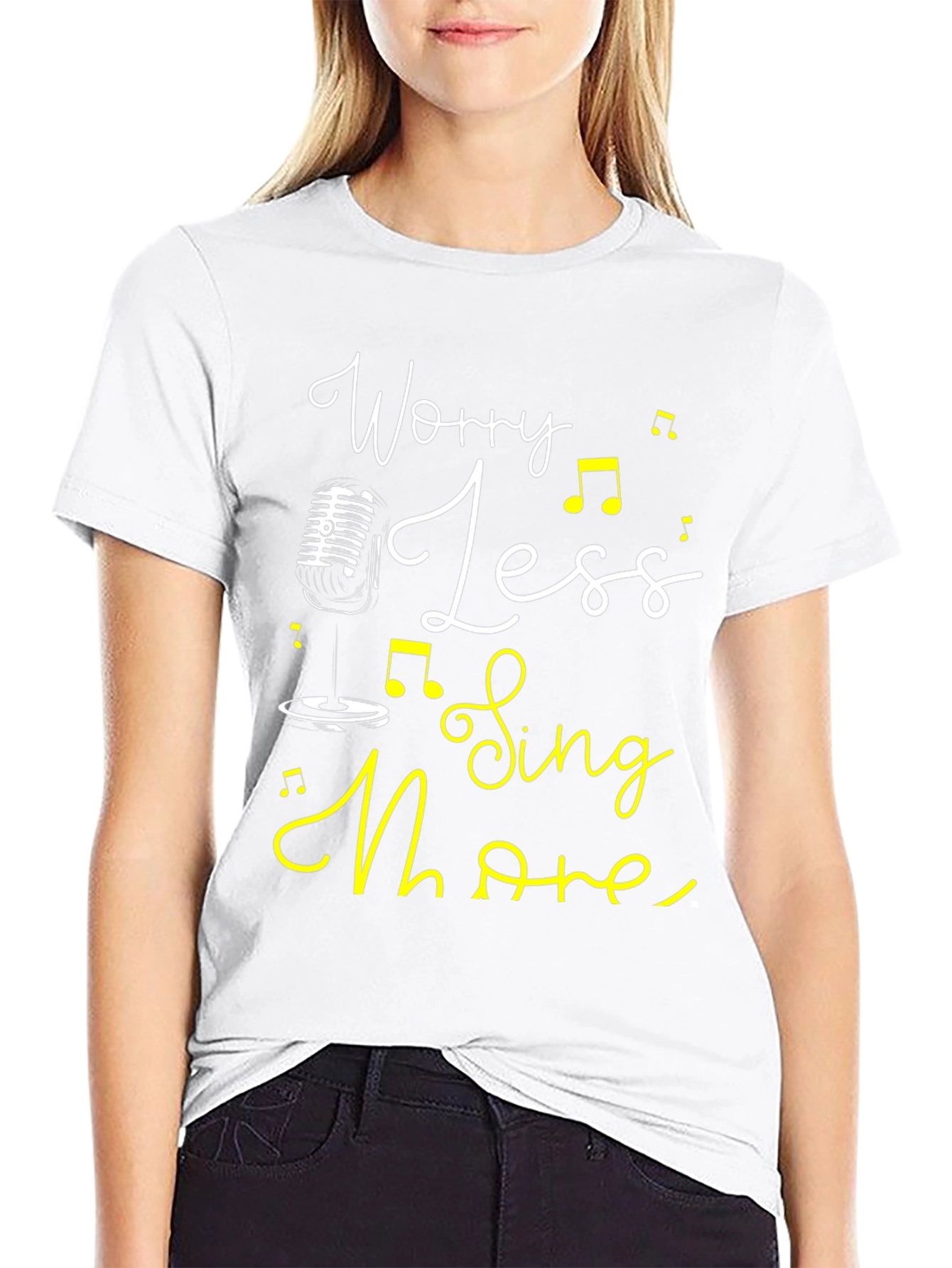 Worry Less Sing More Graphic Tee