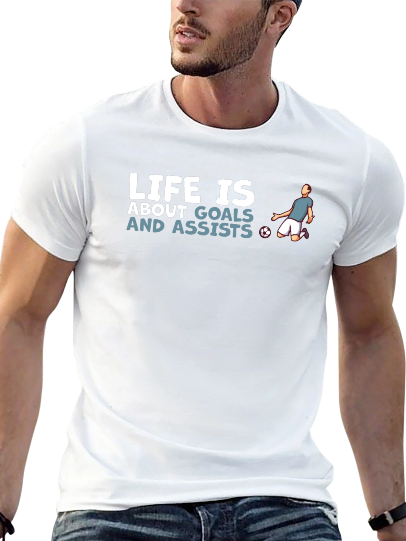 Life is About Goals and Assists T-Shirt