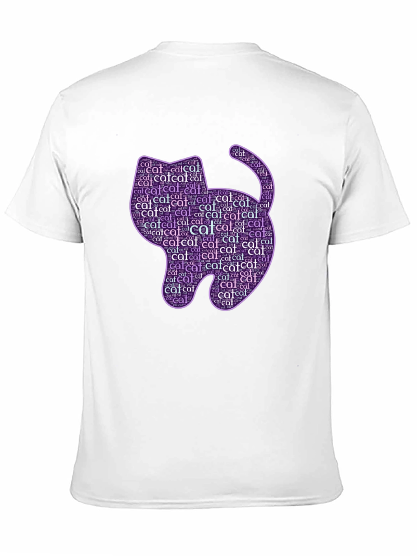 Cat Word Art T-Shirt
