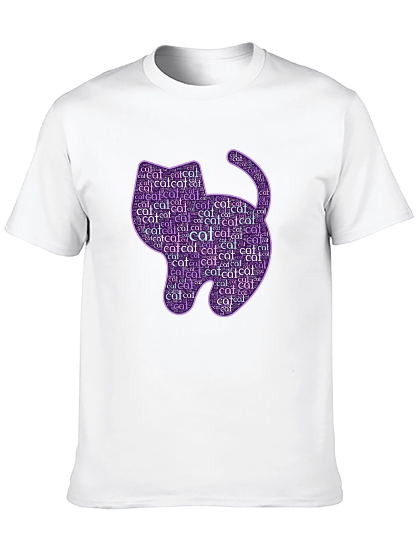 Cat Word Art T-Shirt