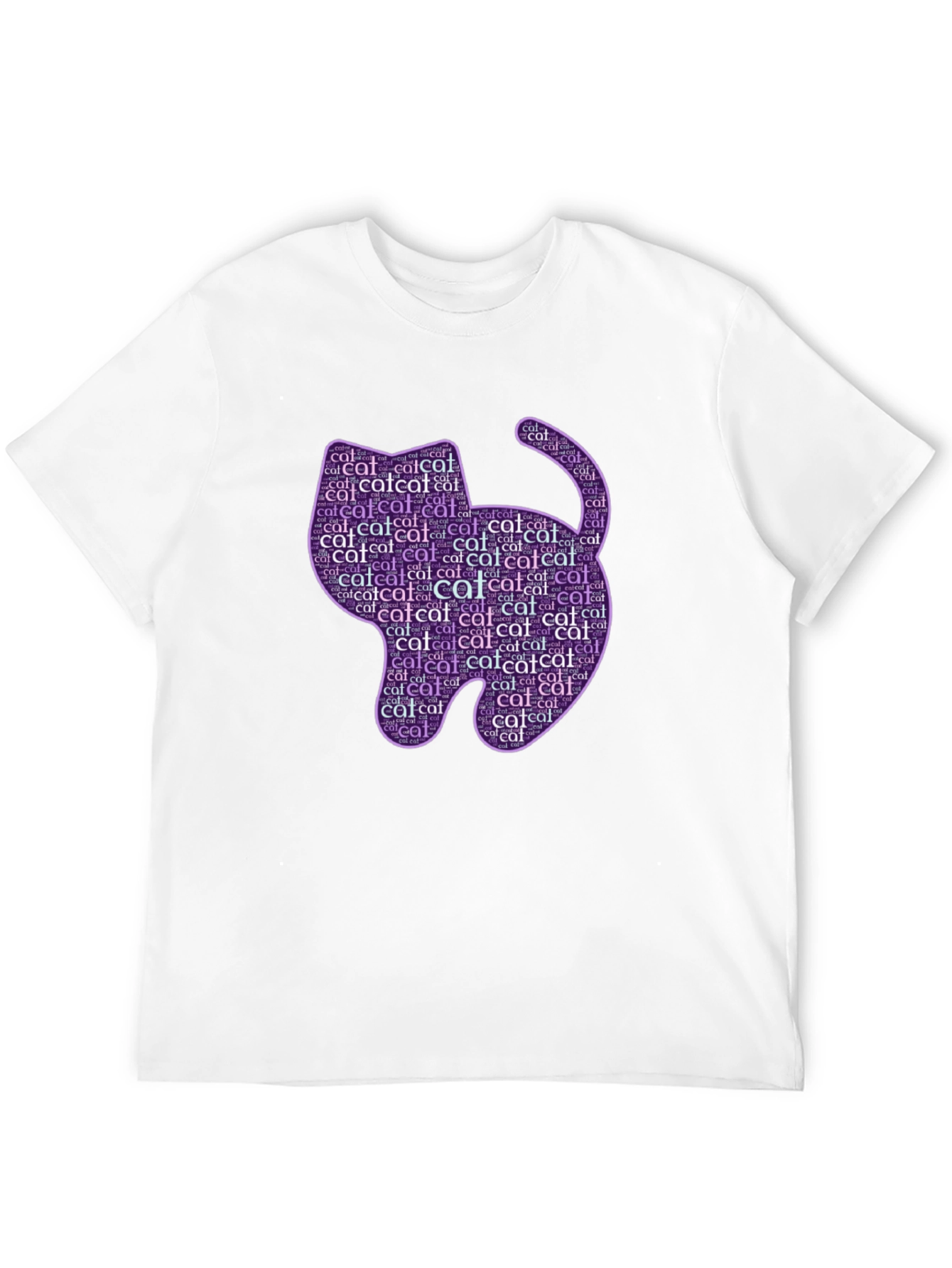 Cat Word Art T-Shirt
