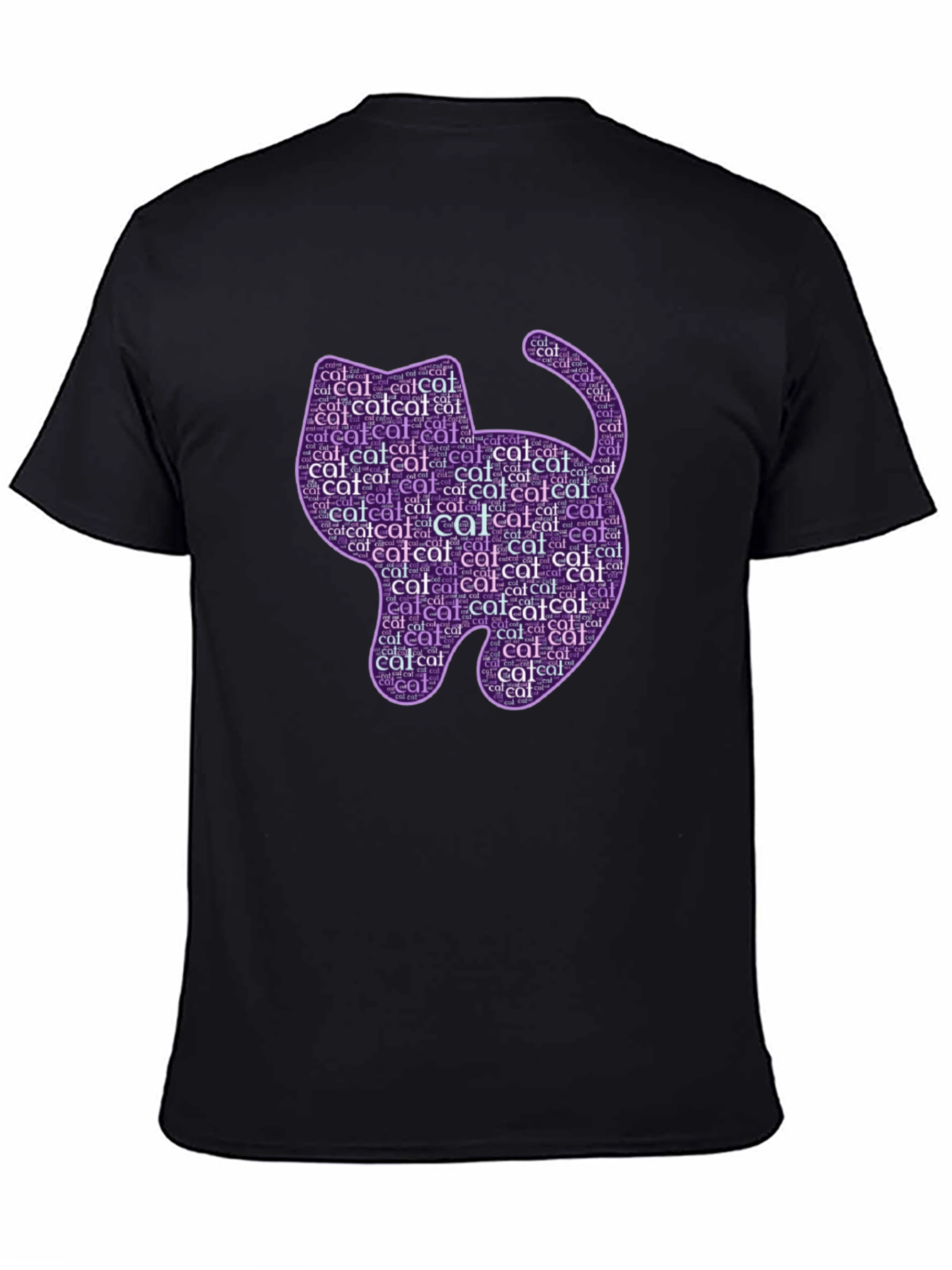 Cat Word Art T-Shirt