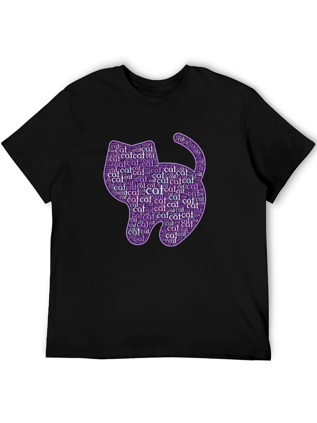 Cat Word Art T-Shirt