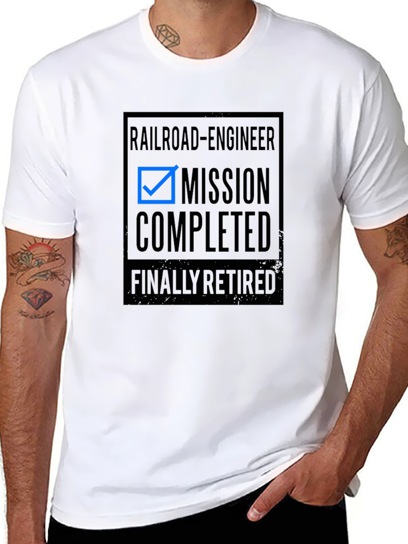 Railroad Engineer Retired T-Shirt