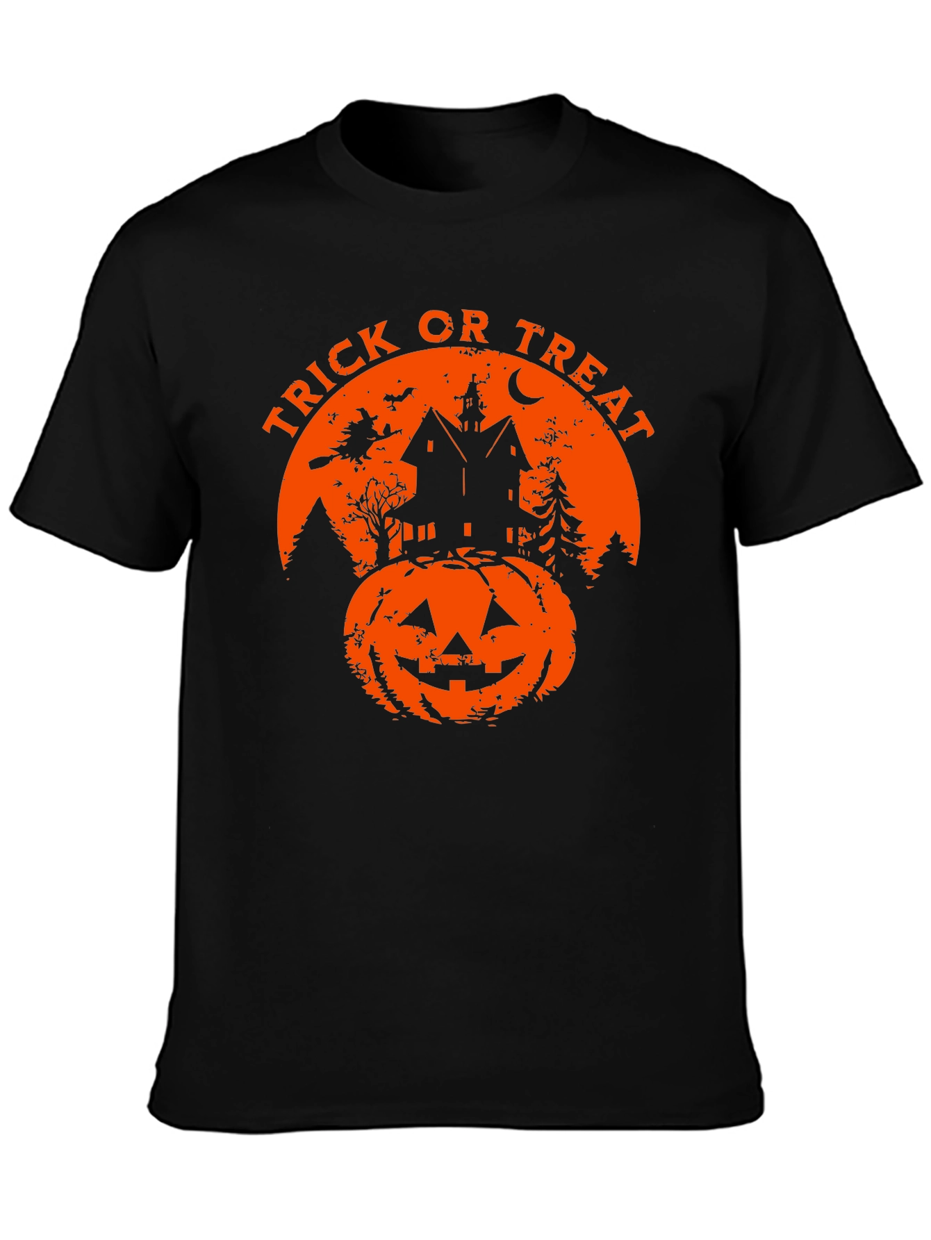 Halloween Trick or Treat Graphic T-Shirt