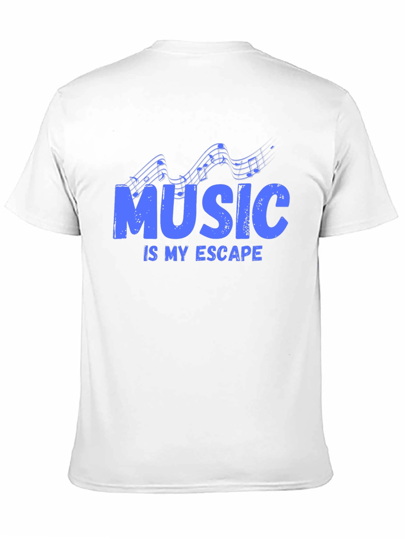 Music is My Escape - Graphic Print T-Shirt