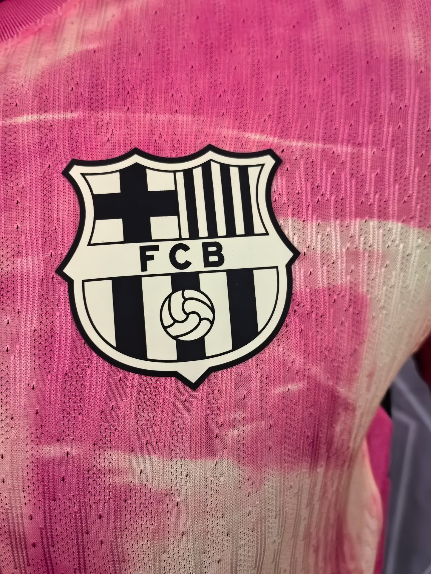 Barcelona 25-26 Pink Player Version Soccer Jersey