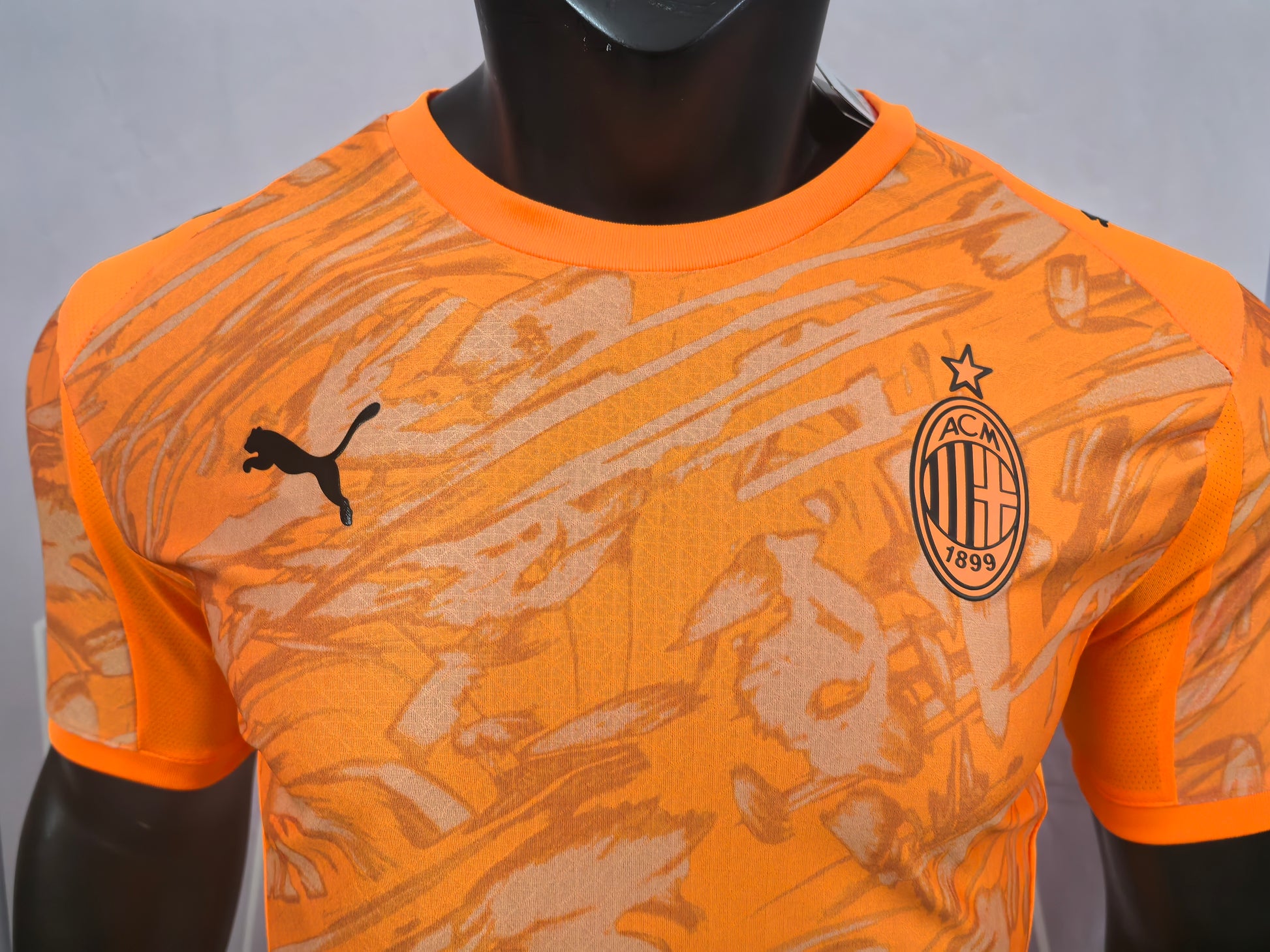AC Milan 25-26 Orange Player Version Soccer Jersey