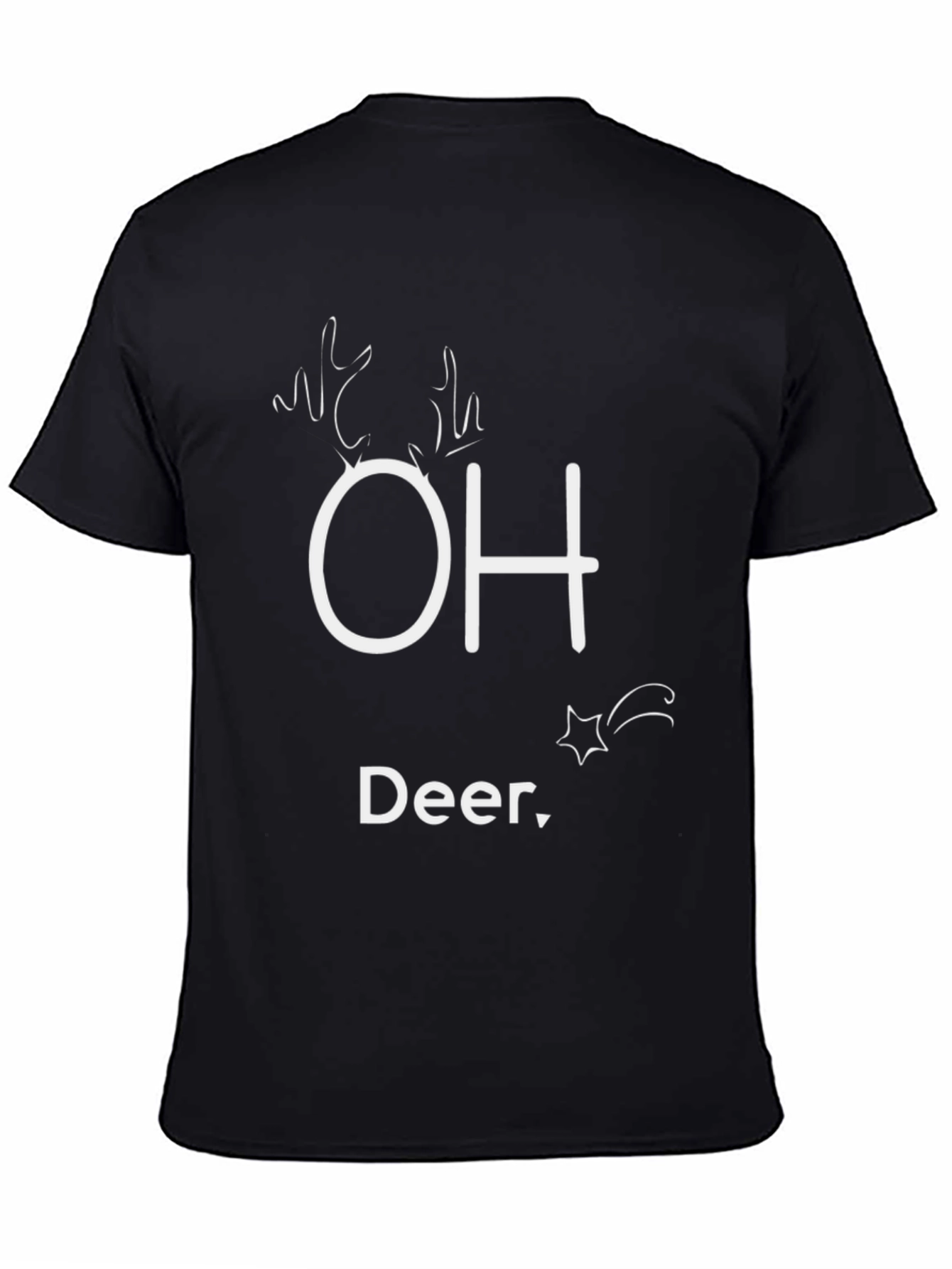 OH Deer Funny Graphic T-Shirt