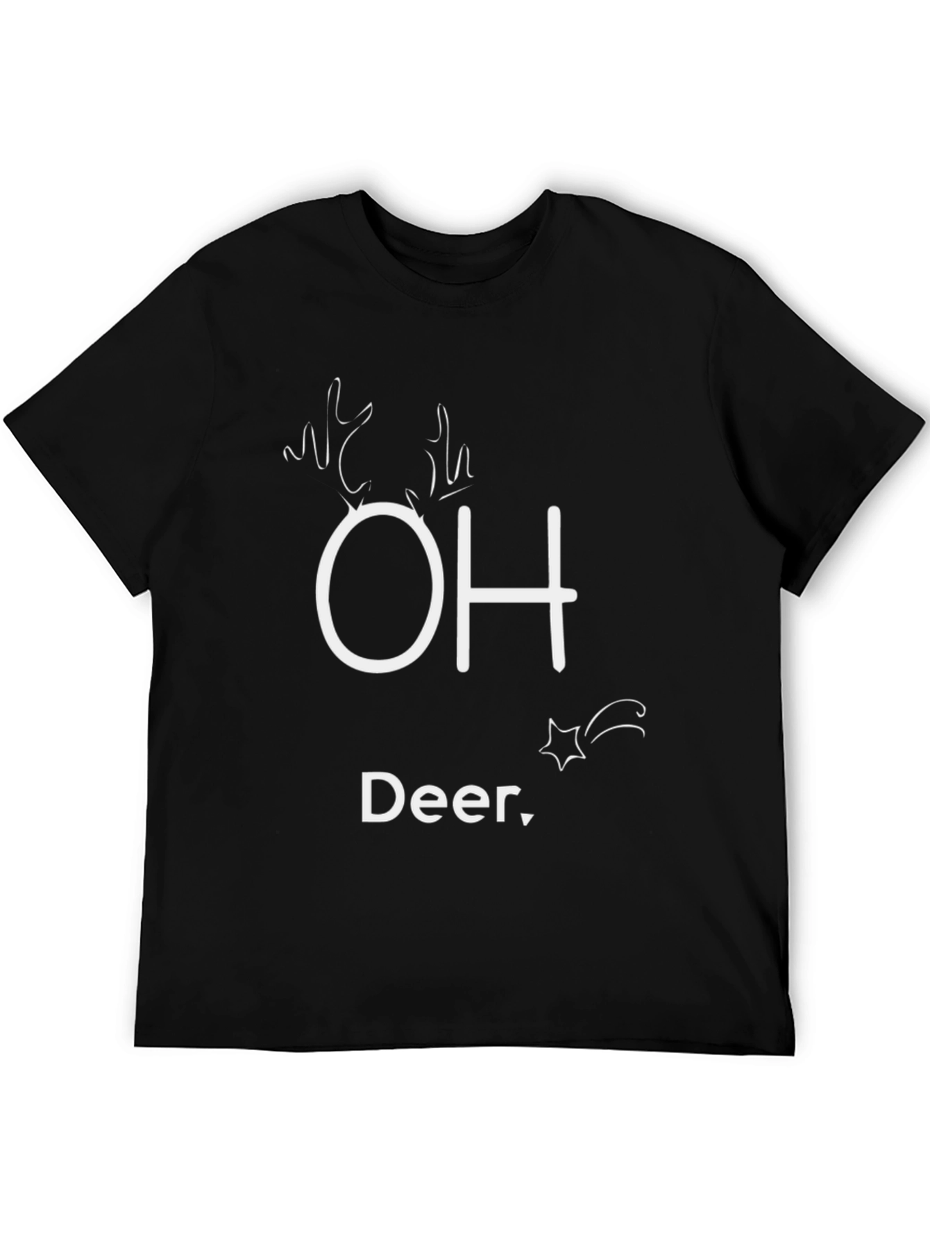 OH Deer Funny Graphic T-Shirt