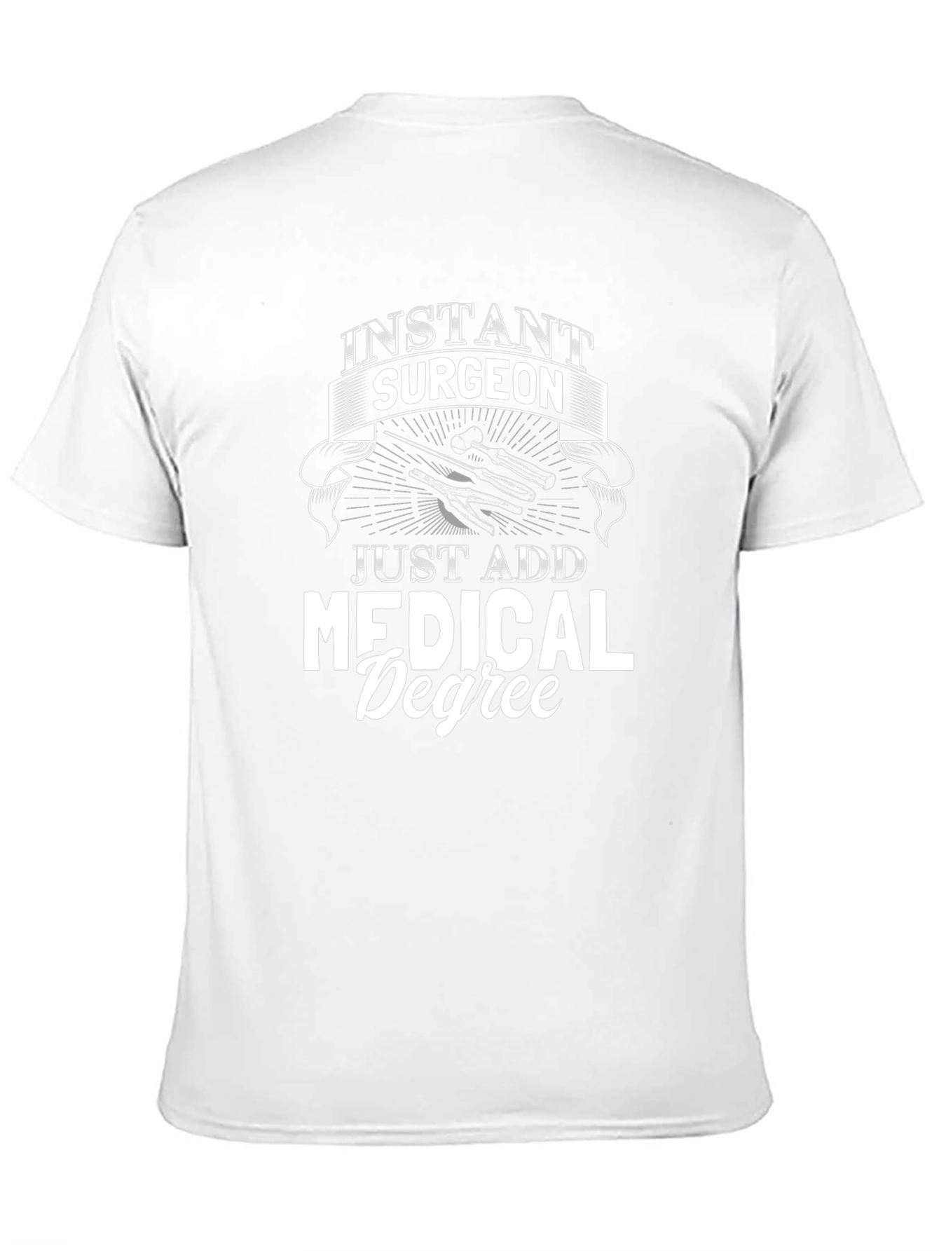 Instant Surgeon Mens Black T-Shirt