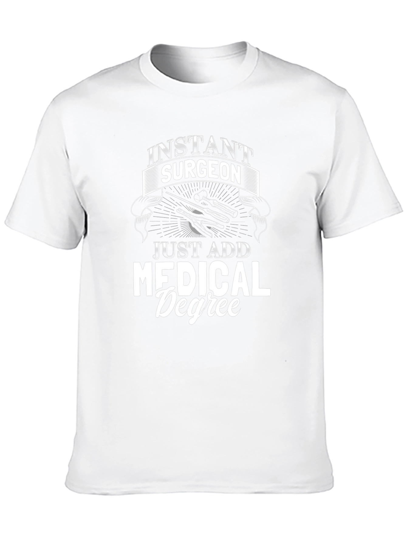 Instant Surgeon Mens Black T-Shirt