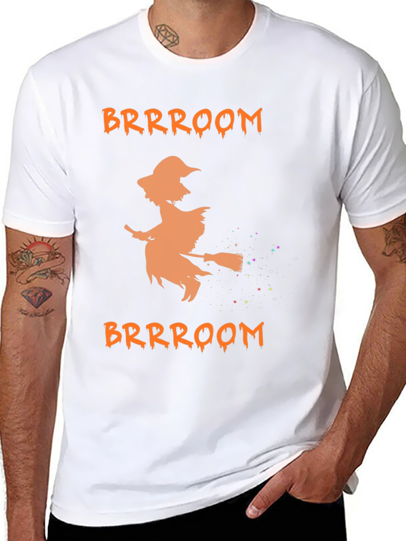 Witch Brrroom Halloween T-Shirt