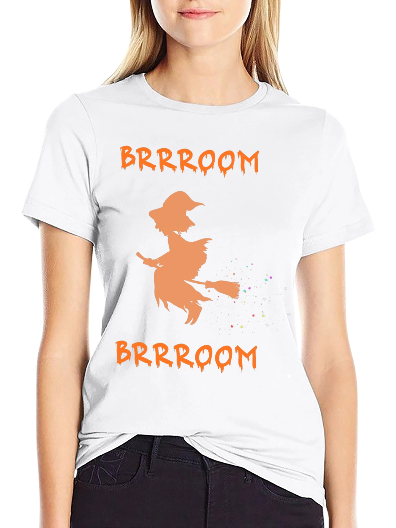 Witch Brrroom Halloween T-Shirt