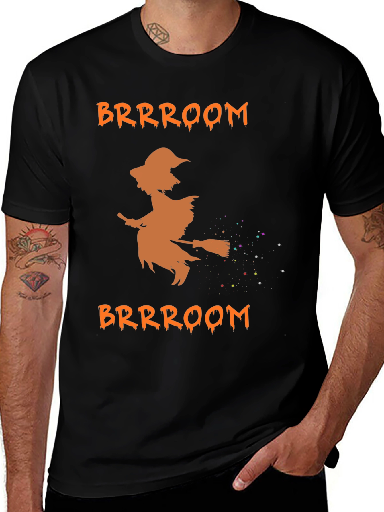 Witch Brrroom Halloween T-Shirt