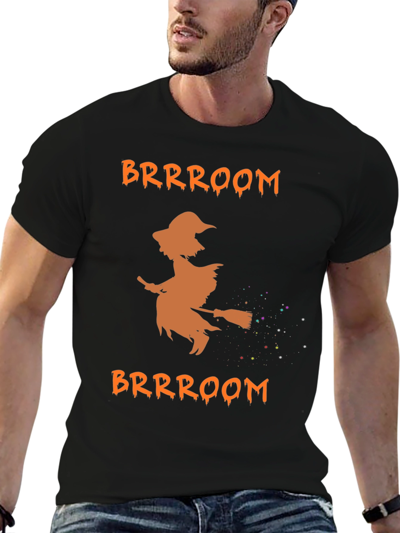 Witch Brrroom Halloween T-Shirt