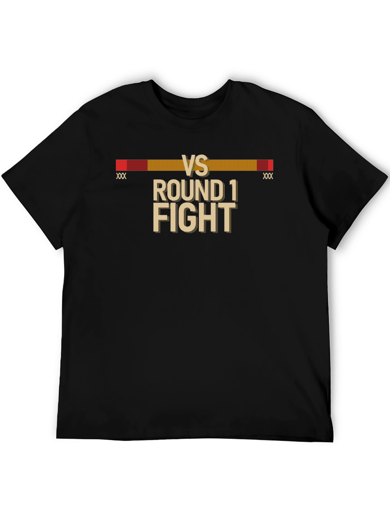 Round 1 Fight Black T-Shirt