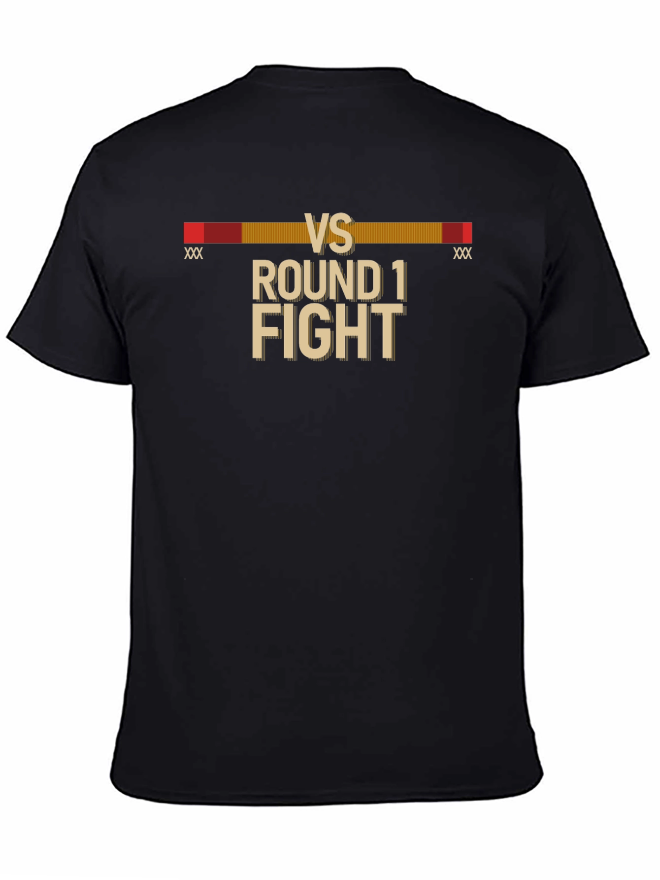 Round 1 Fight Black T-Shirt