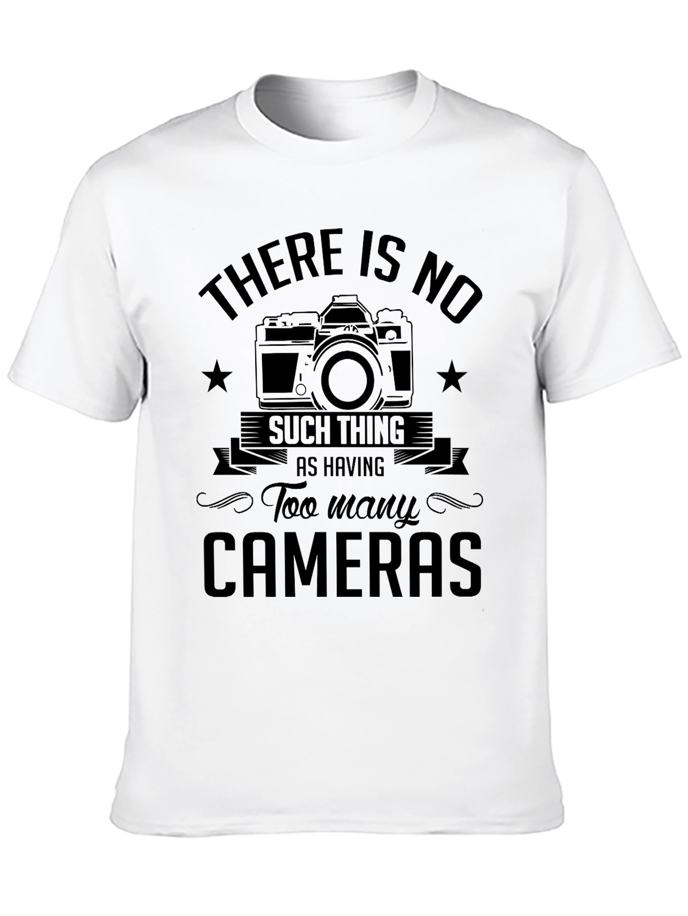 Funny Camera Lover T-Shirt: Too Many Cameras