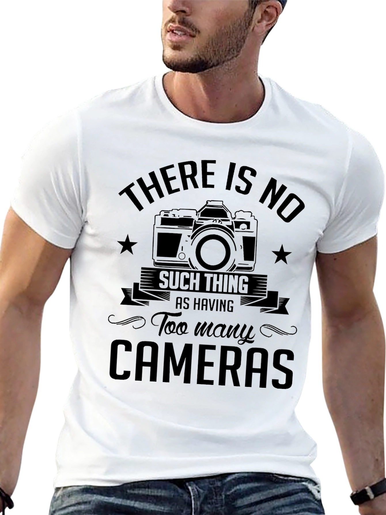 Funny Camera Lover T-Shirt: Too Many Cameras