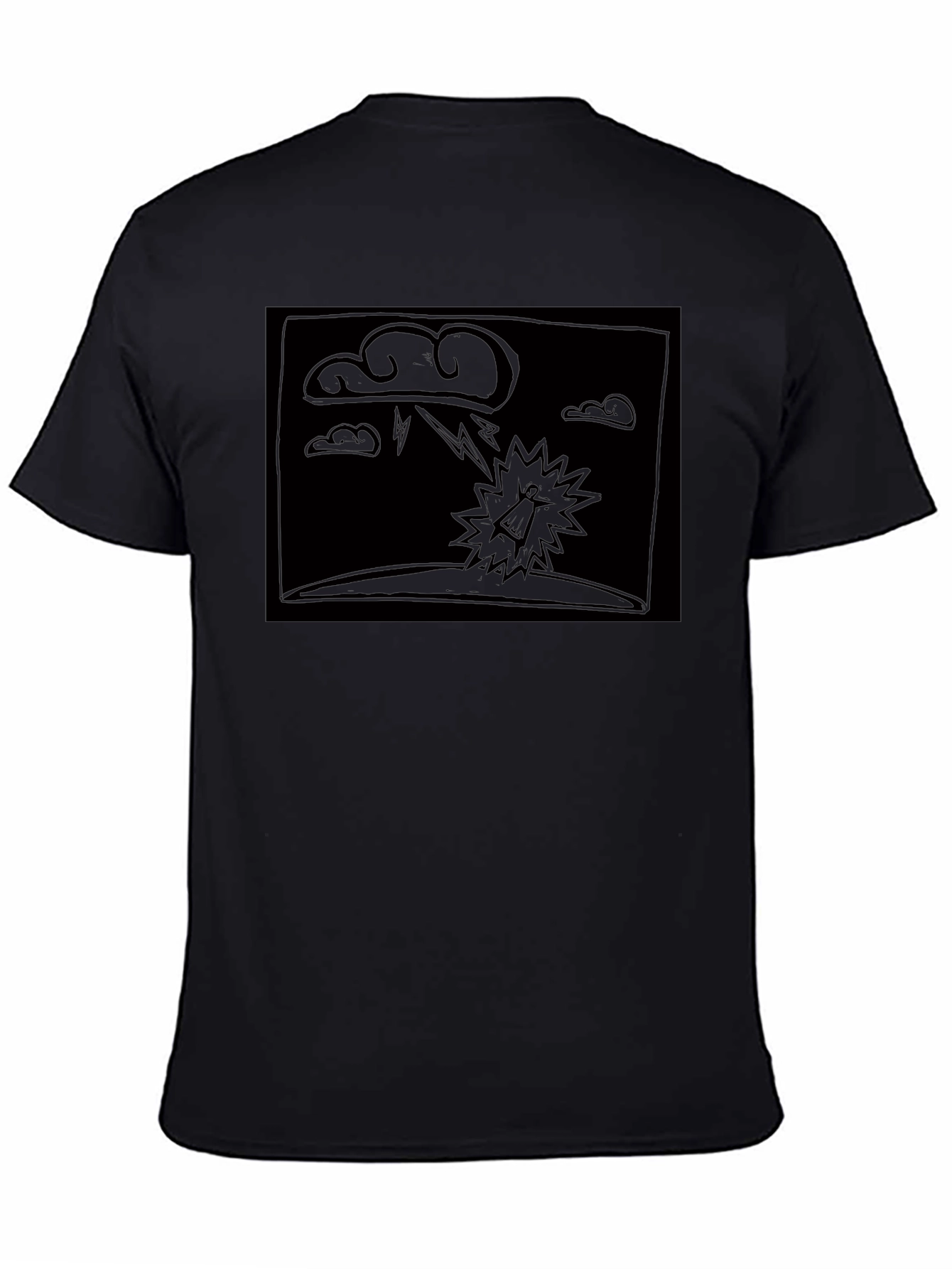Dark Cartoon Weather Tee