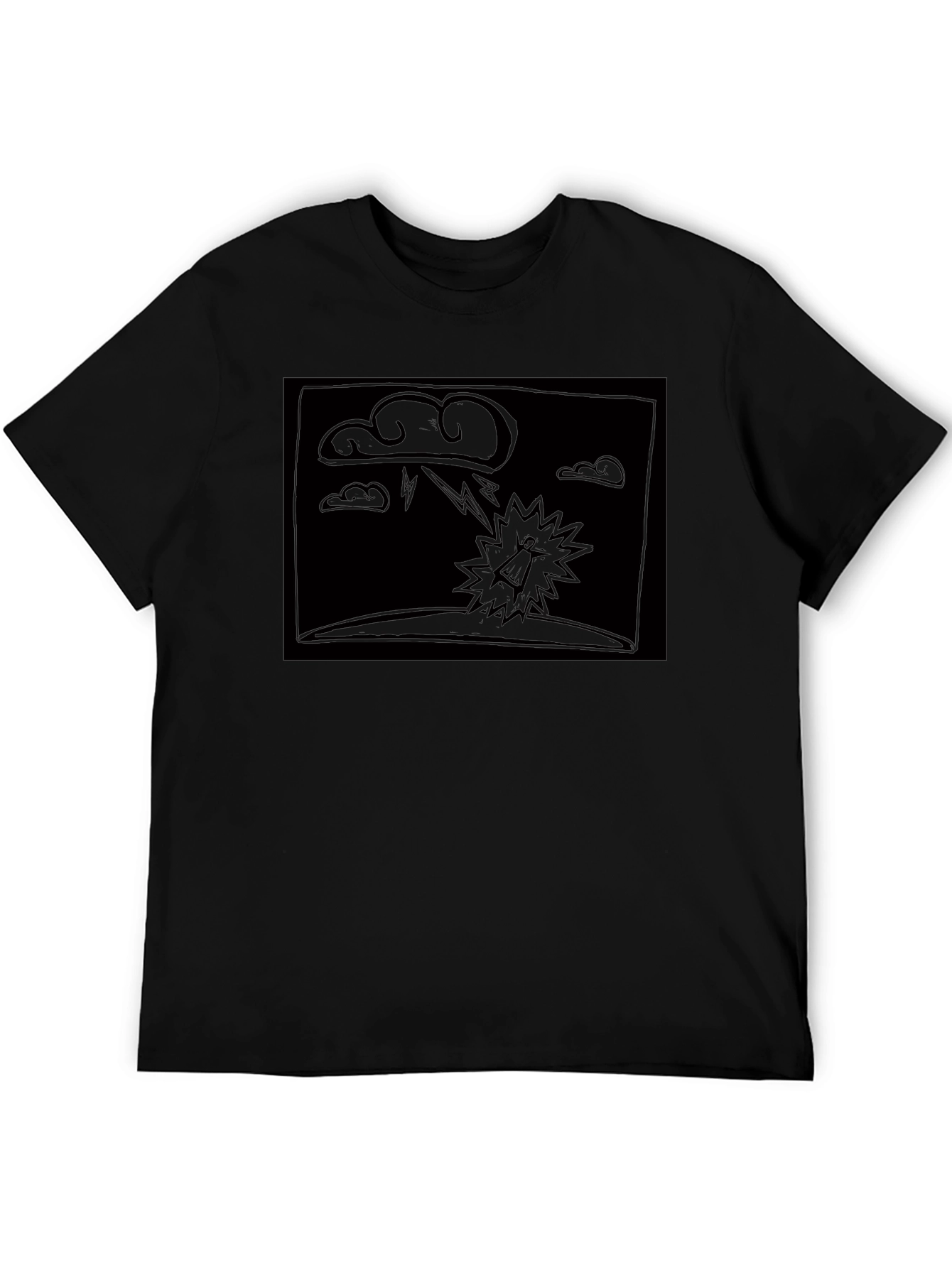 Dark Cartoon Weather Tee