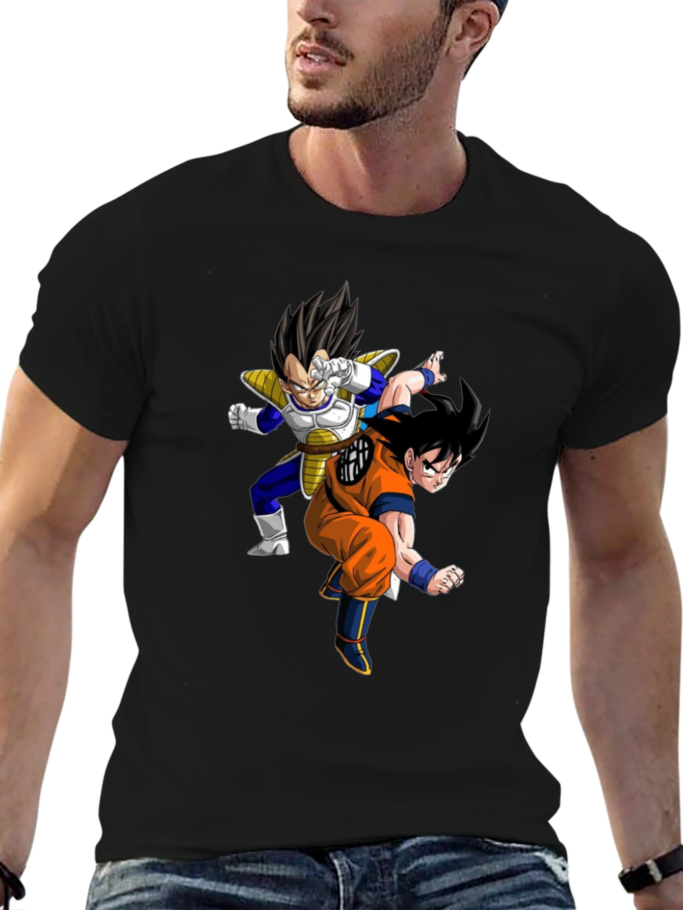 Dragon Ball Z Goku & Vegeta Black T-Shirt