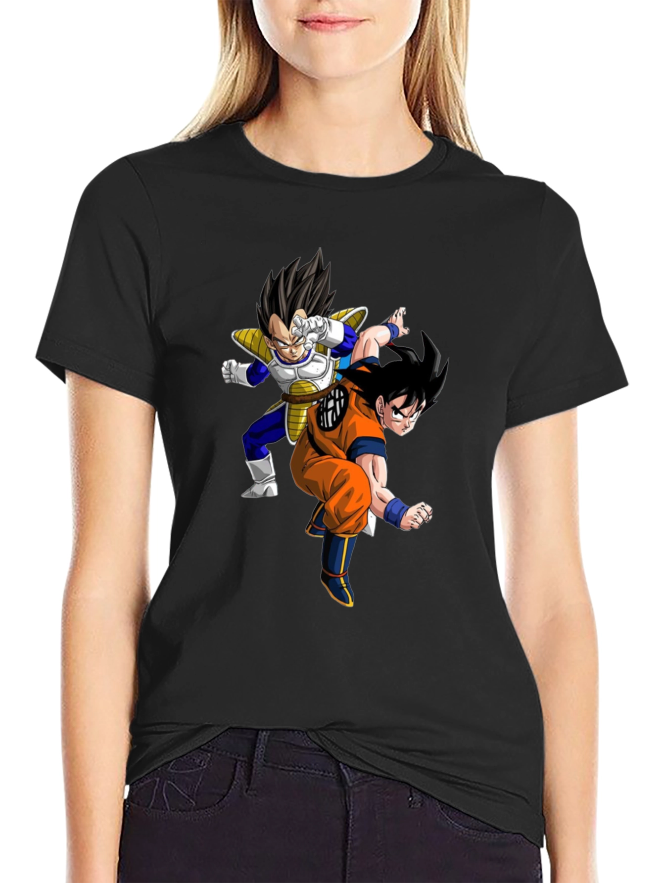 Dragon Ball Z Goku & Vegeta Black T-Shirt