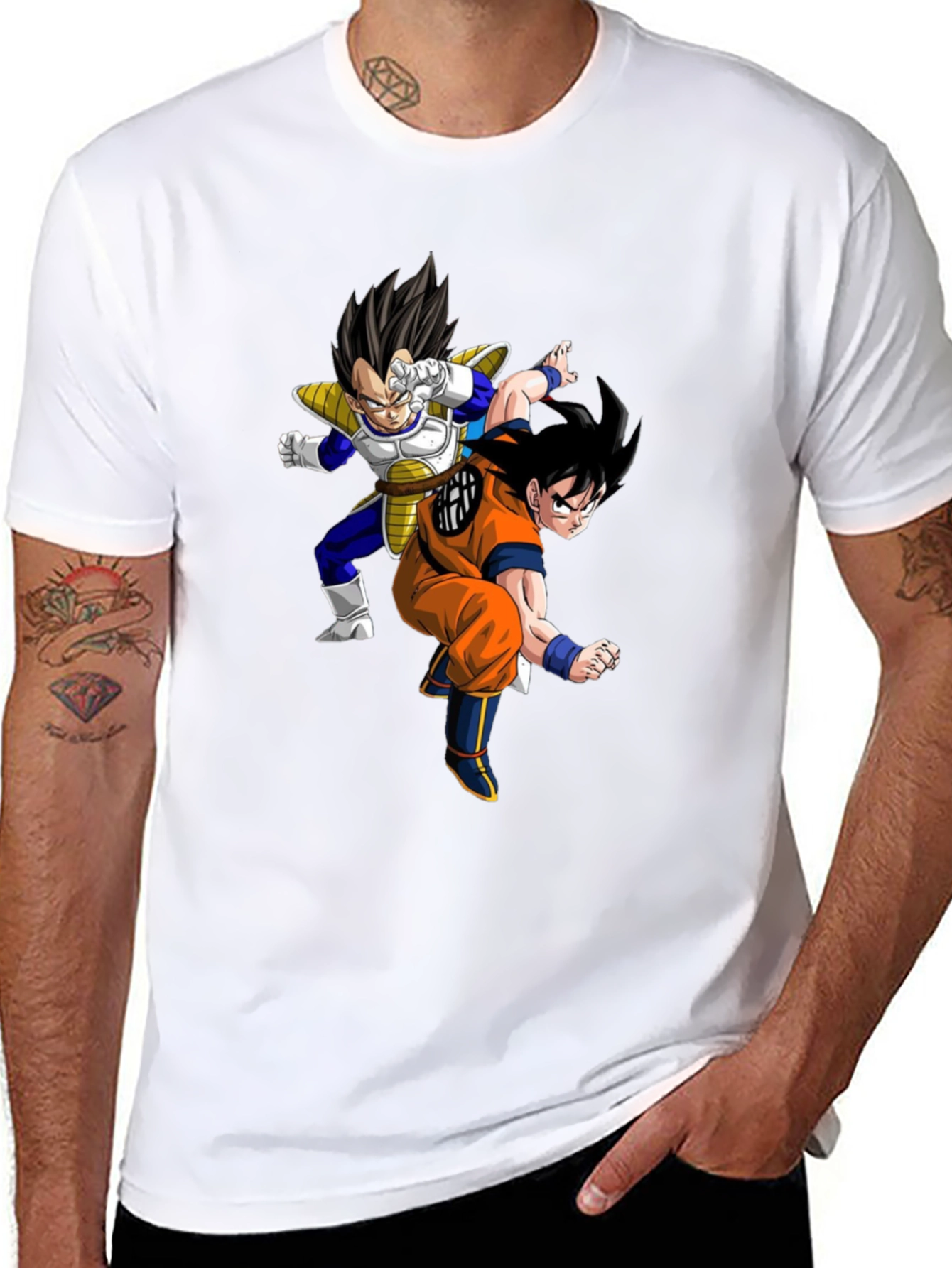 Dragon Ball Z Goku & Vegeta Black T-Shirt