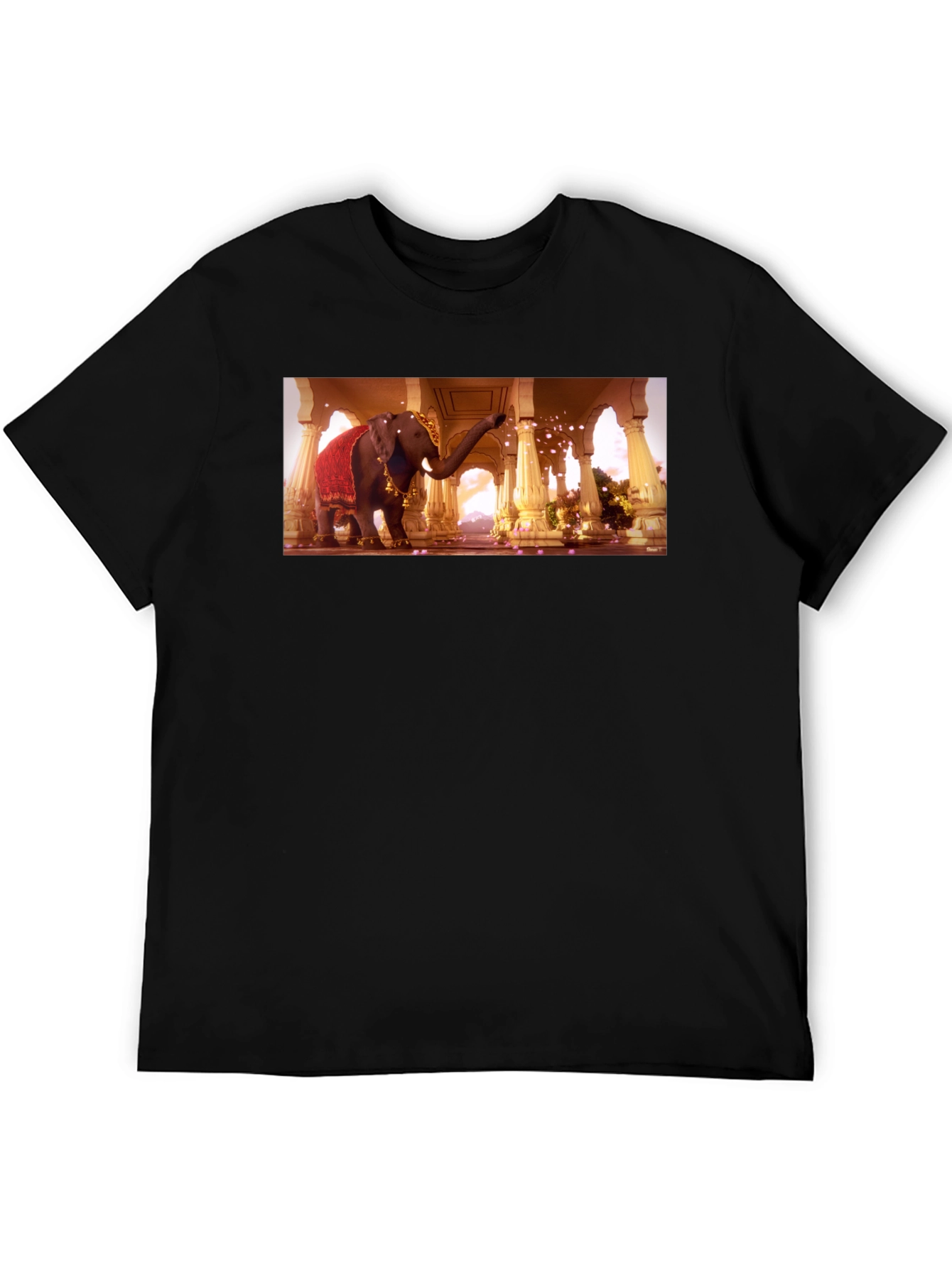Elephant Temple Graphic Tee