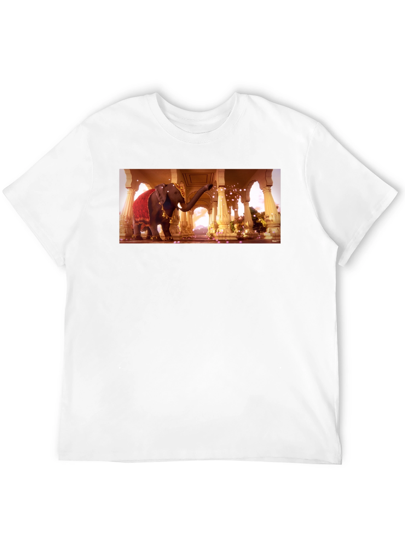 Elephant Temple Graphic Tee