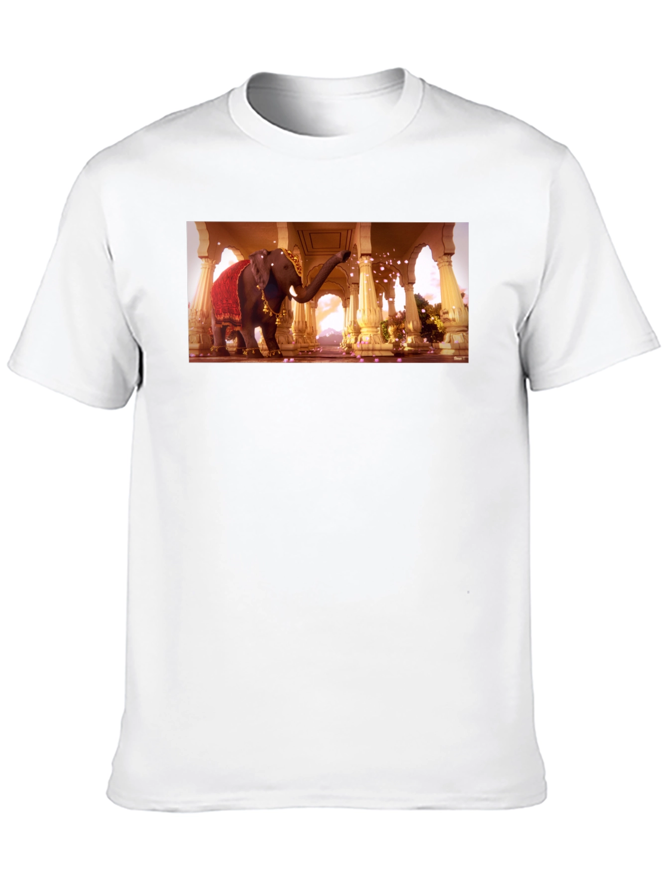 Elephant Temple Graphic Tee