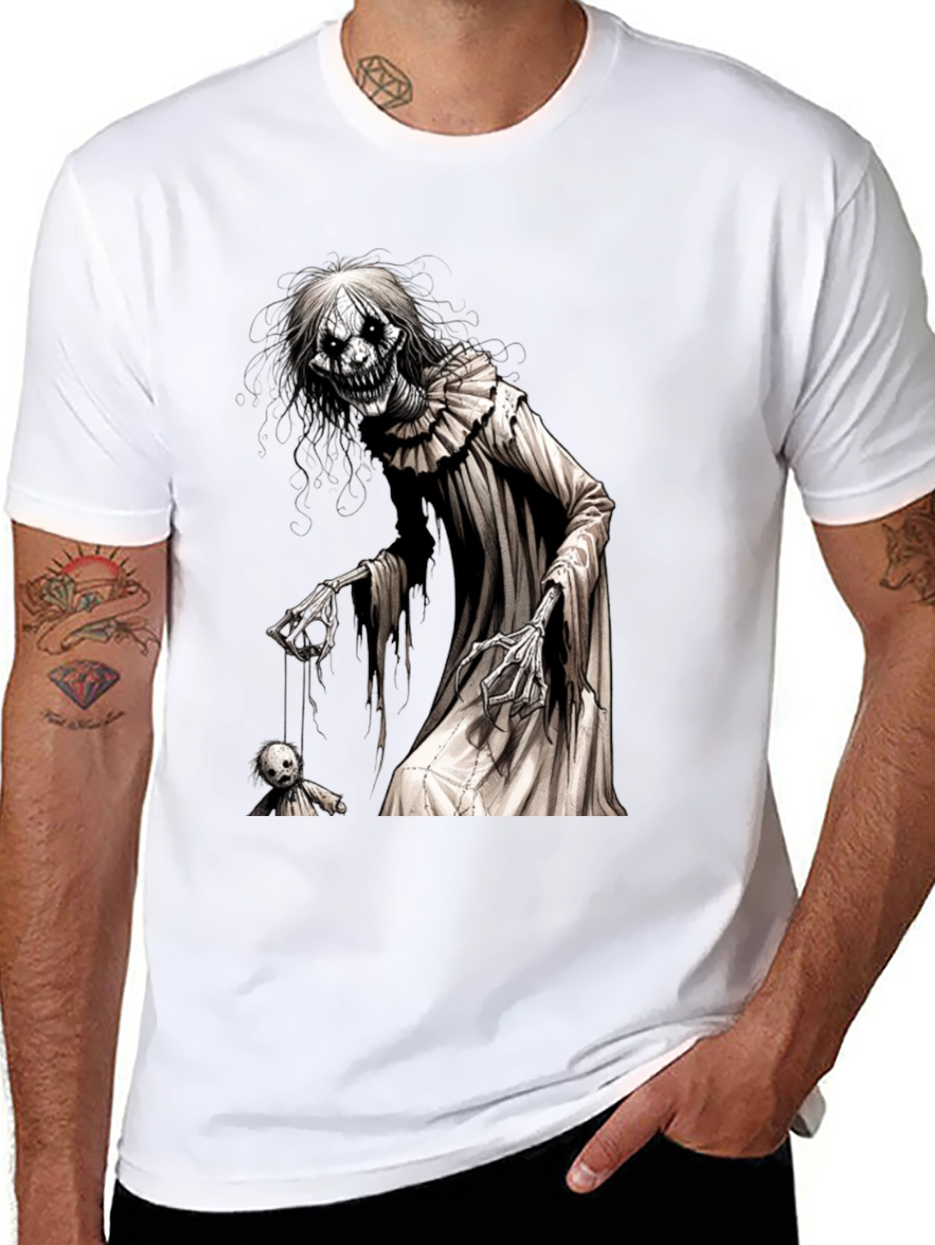 Creepy Clown T-Shirt - Horror Graphic Tee