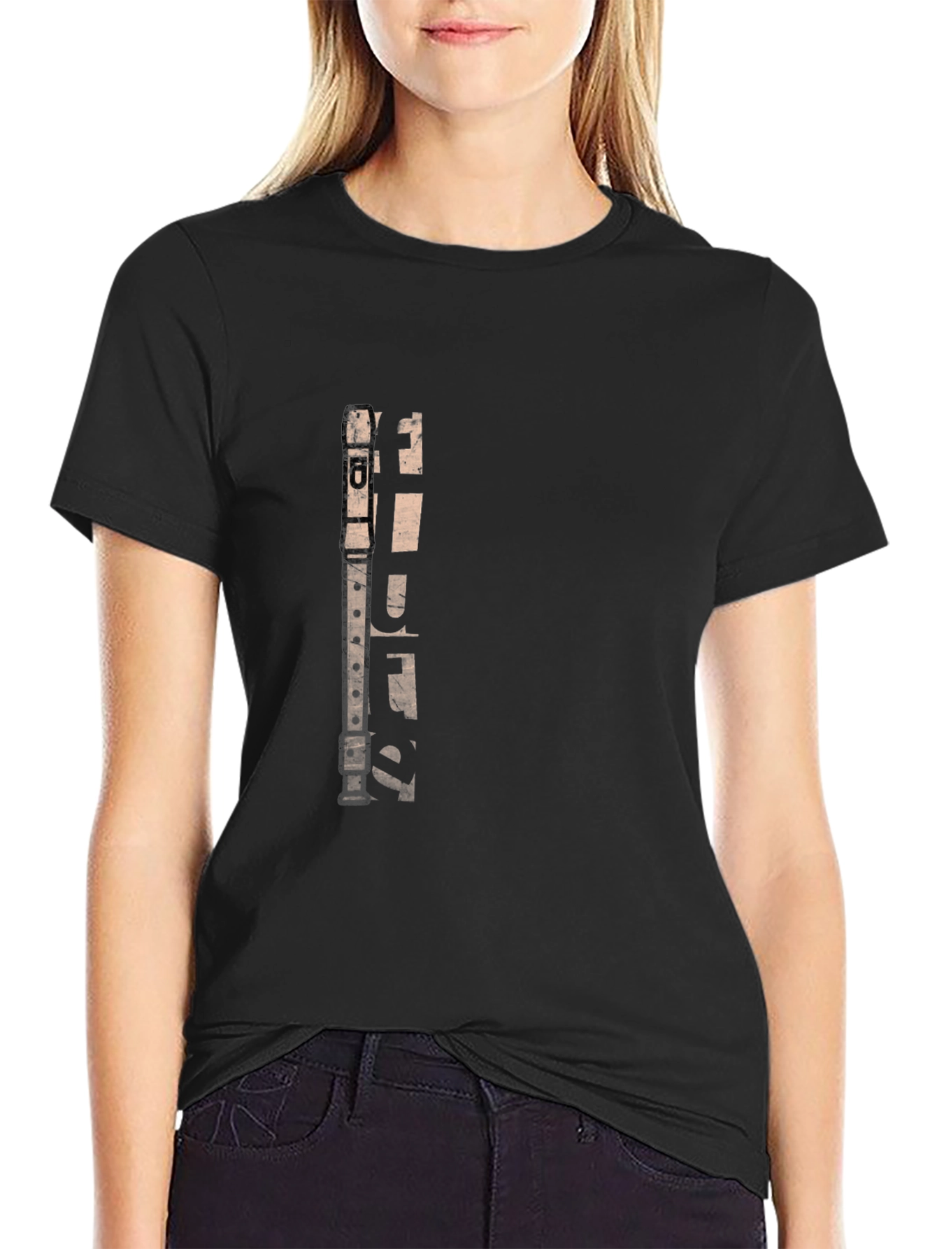 Flute Graphic Tee - Music Lovers Gift